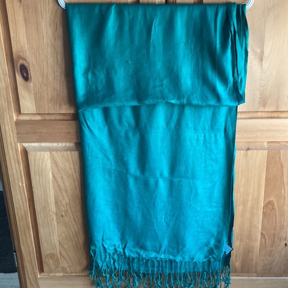 Beautiful Emerald Green Pashmina - Picture 4 of 4